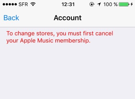 cancel subscription before changing country | Cancel Apple Music Subscription