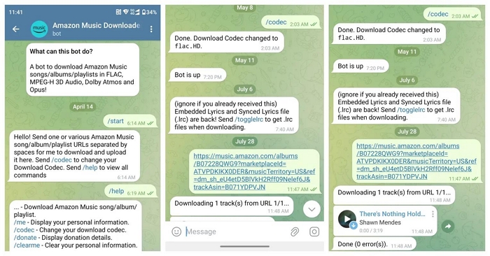 tap Start | Download Amazon Music to USB Drive