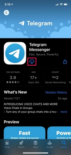 log in Telegram | Download Songs from Spotify on iPad