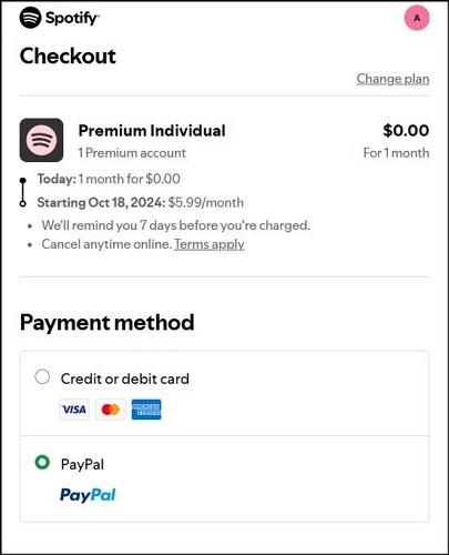 tap Start 30 Days Trial Now | Download Songs from Spotify on iPad