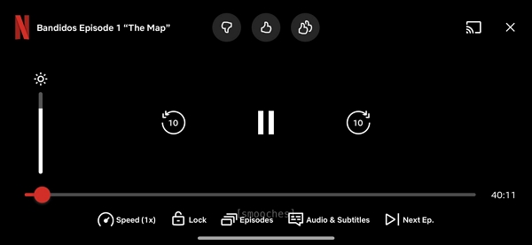similar across most mobile platforms | how to remove subtitles on netflix