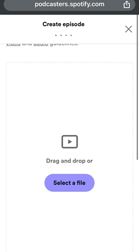 choose Select a File | Upload Local MP3 Files to Spotify